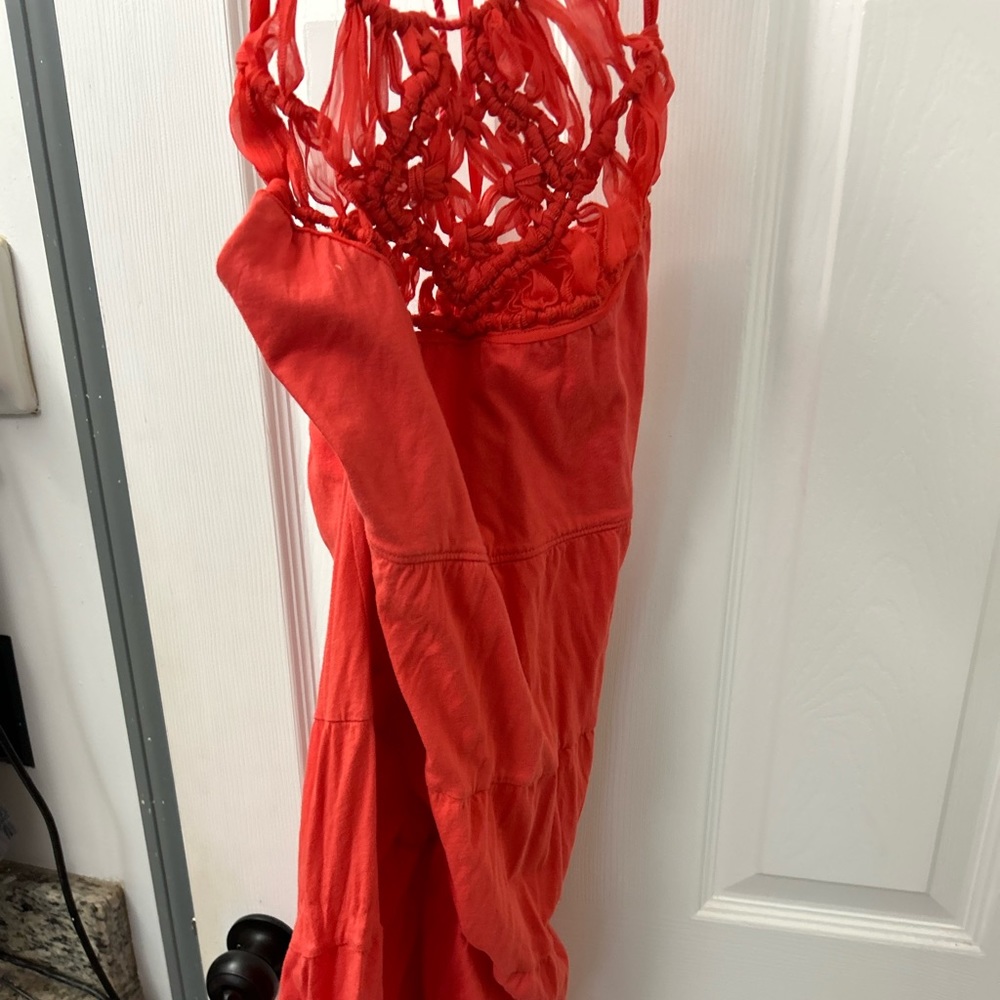 LUCKY BRAND crochet top dress.